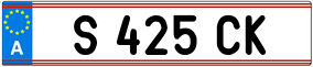 Truck License Plate